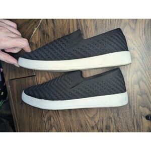 Sonoma Black Stretch Knit Catahoula Slip On Sneakers Shoes Women’s Size 10